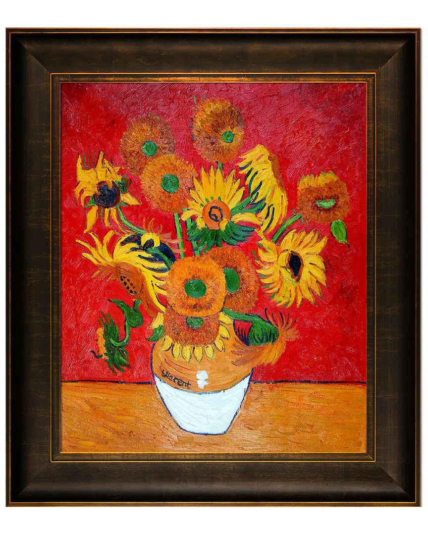 Museum Masters Sunflowers Red By La Pastiche Reproduction