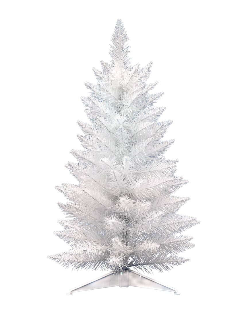Vickerman 30in Sparkle White Spruce Pencil Artificial Christmas Tree