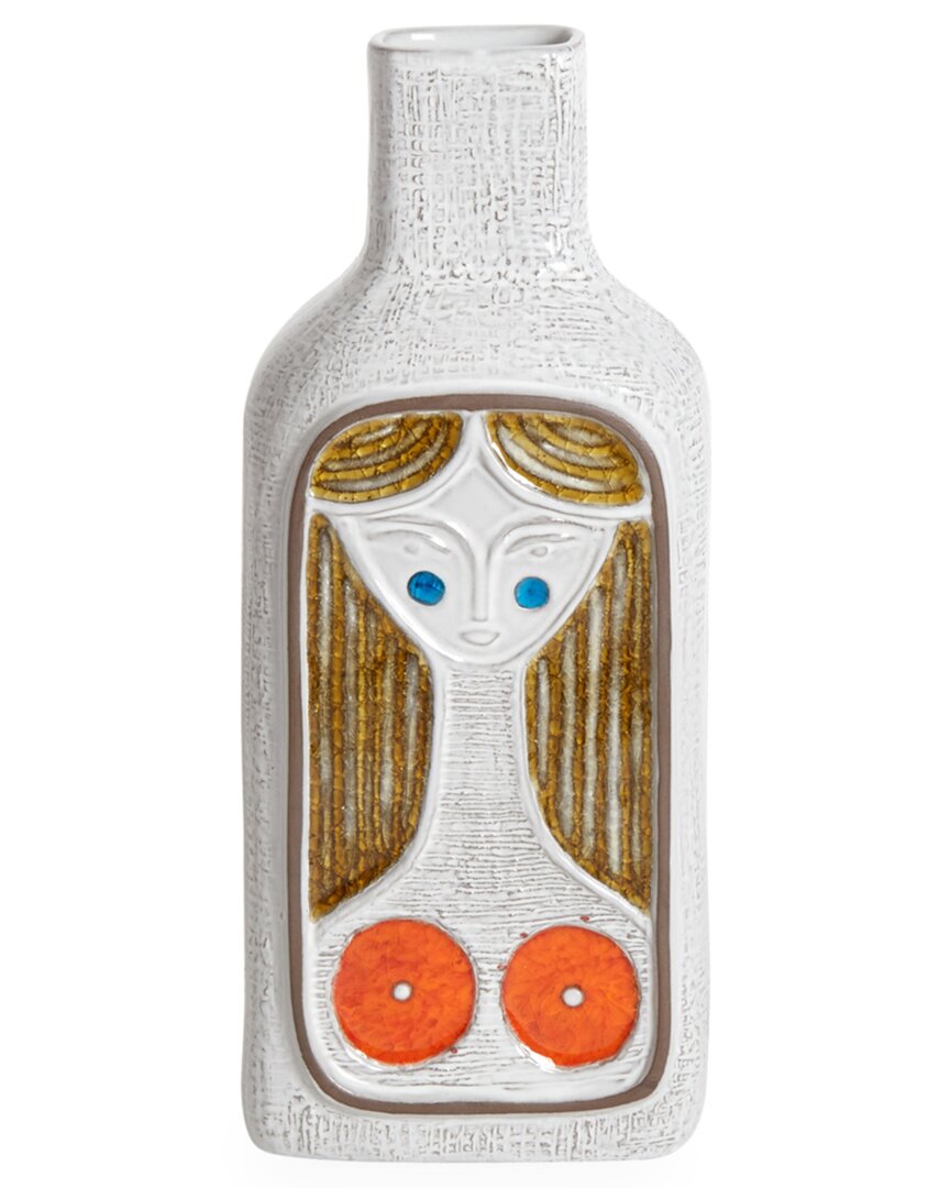 Jonathan Adler Glass Menagerie Lady Vase In White