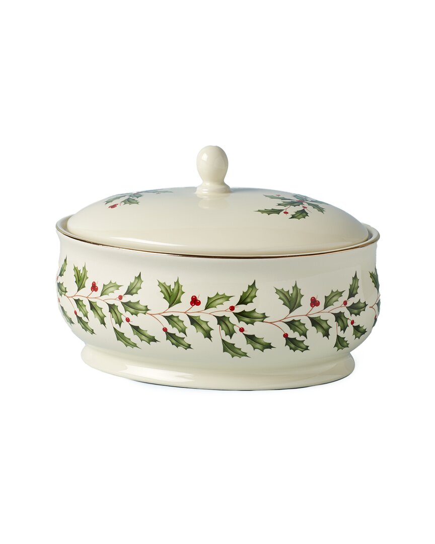 Lenox Holiday Covered Dish In Multicolor