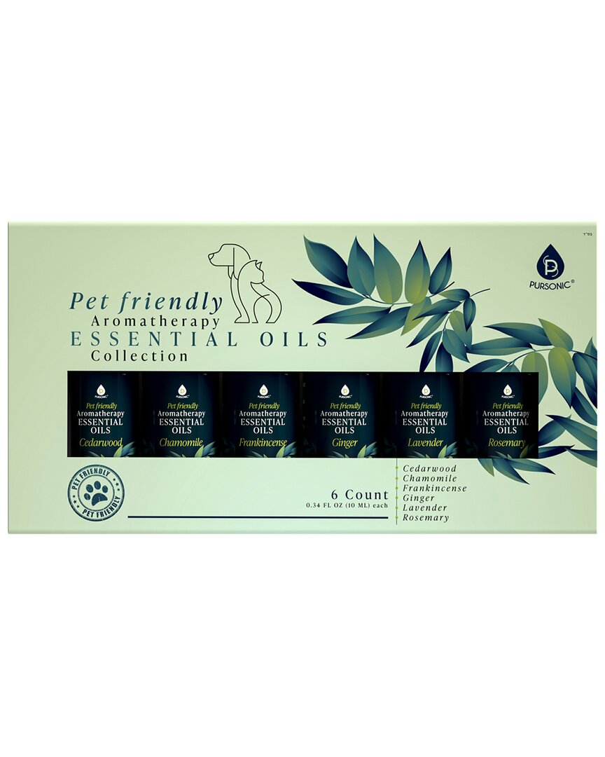 Pursonic Pet Friendly Aromatherapy Essential Oils Collection