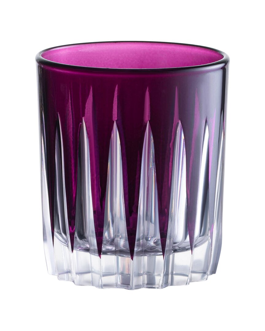 Barski Set Of 6 Colored Shot Glasses In Purple
