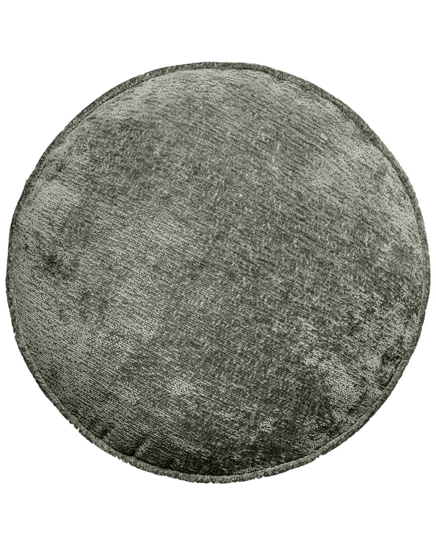 Edie Home Delmonico Chenille Decorative Round Pillow
