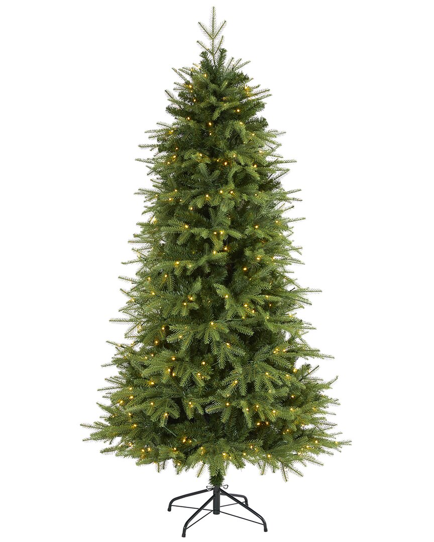 Nearly Natural 6ft. Vancouver Fir Natural Look Artificial Christmas Tree In Green