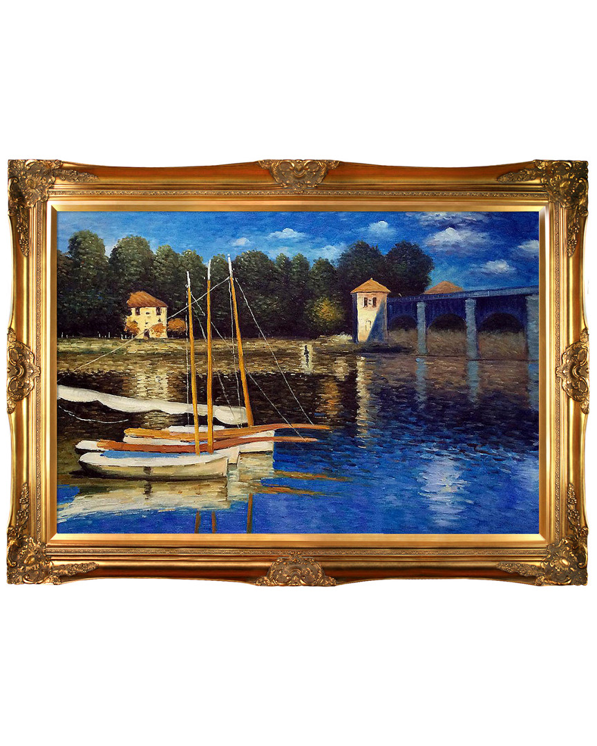 Overstock Art The Road Bridge At Argenteuil By Claude Monet Reproduction