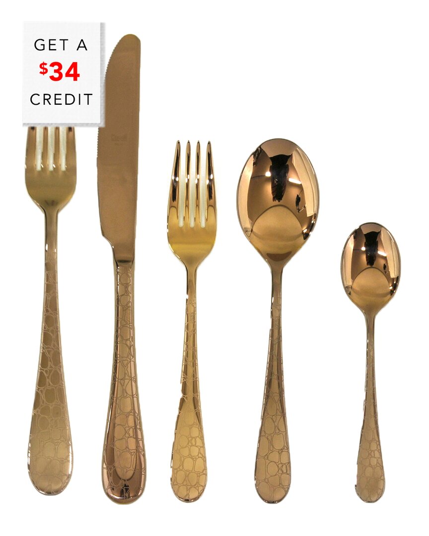 Mepra 5pc Flatware Set With $34 Credit