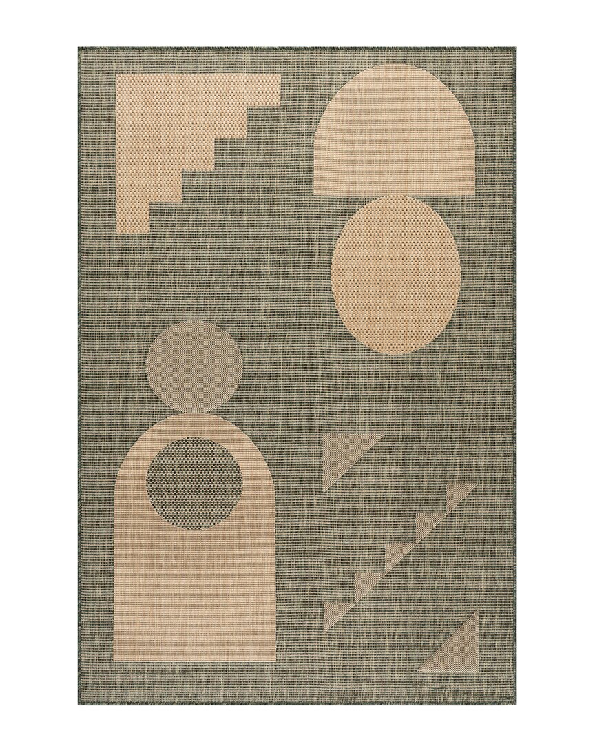 Nuloom Anslie Geometric Indoor/outdoor Polyester Rug