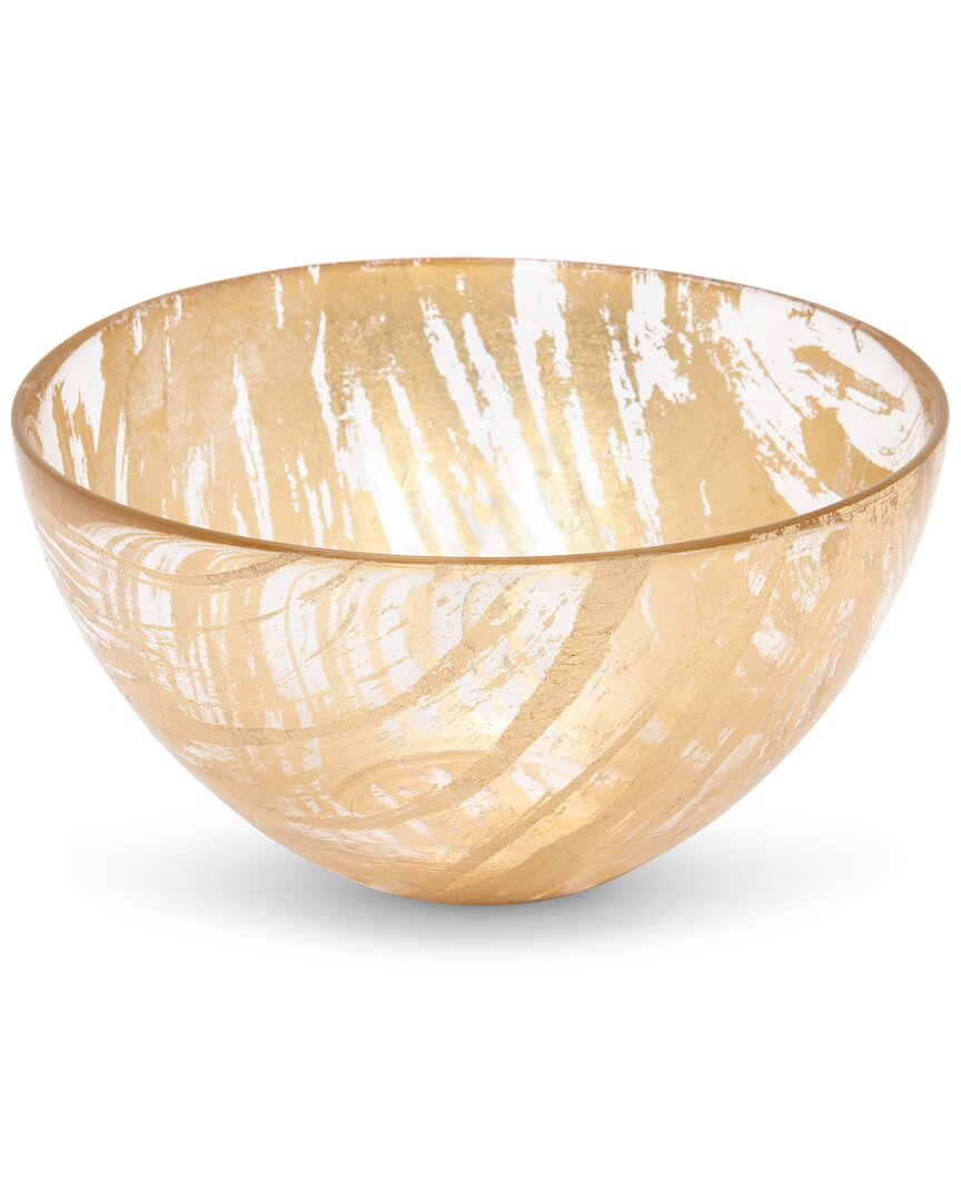 Alice Pazkus Dessert Bowl Brushed Gold Design