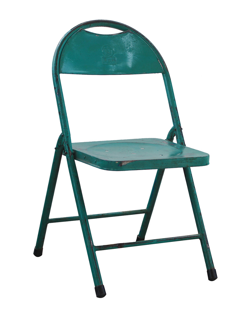 A And B Home Antique Look Folding Chair
