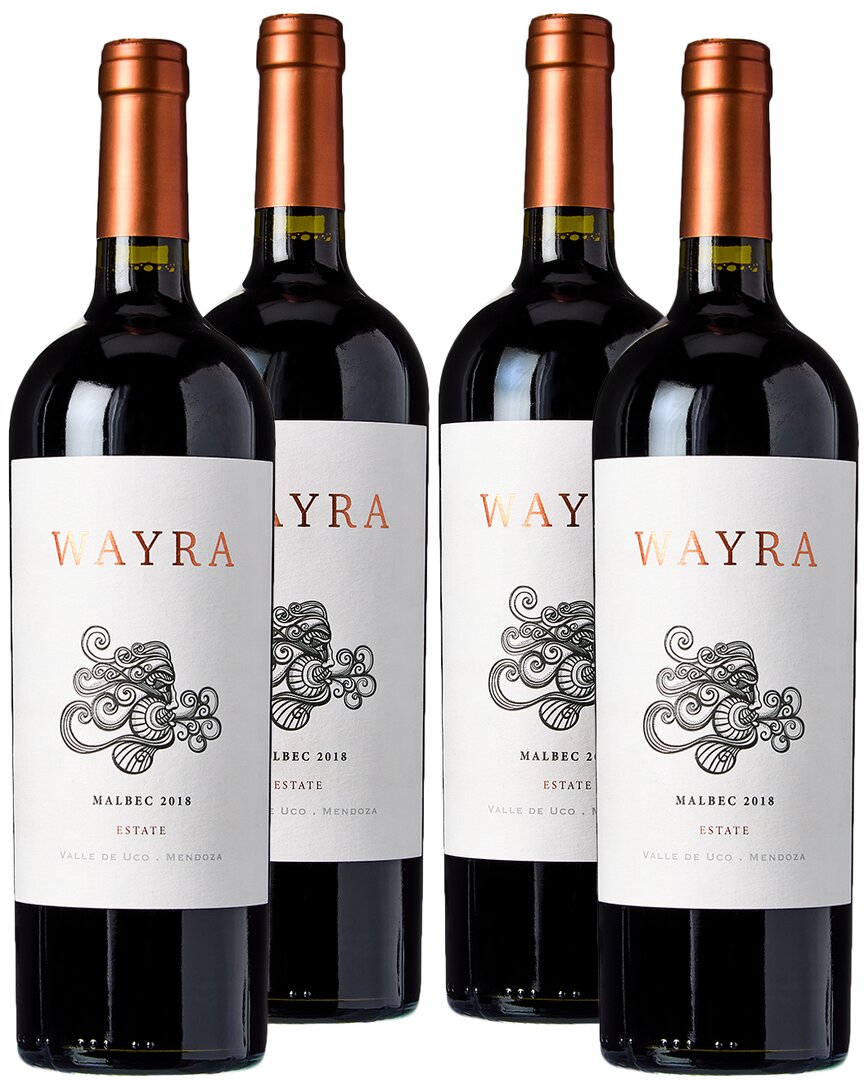 Wayra Estate 2018  Uco Valley Malbec: 4 Bottles