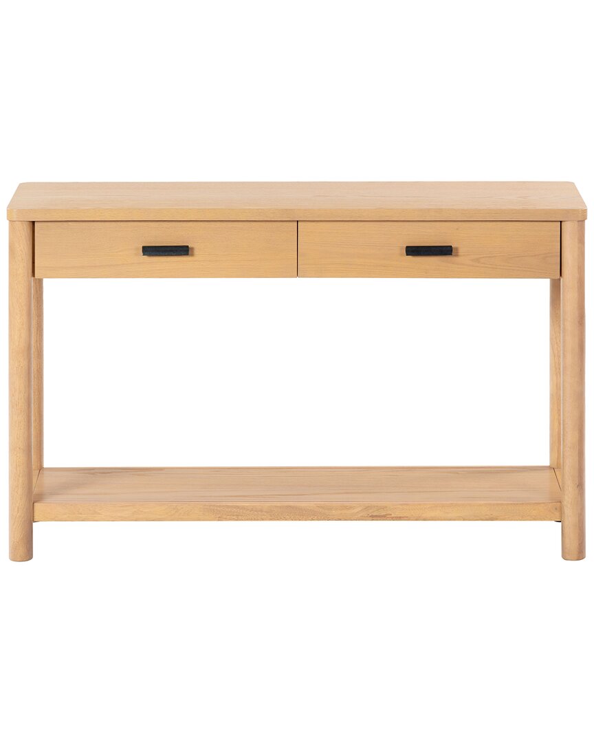 Safavieh Couture Jaylessa Wood 2 Drawer Console Table In Brown