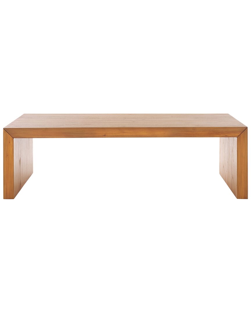 Safavieh Couture Tawney Rectangle Wood Coffee Table In Brown