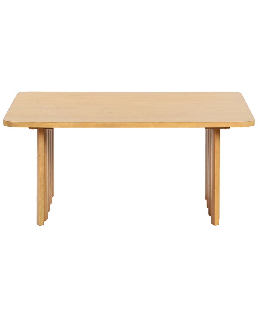 Safavieh Couture Yurina Rectangle Wood Coffee Table In Brown