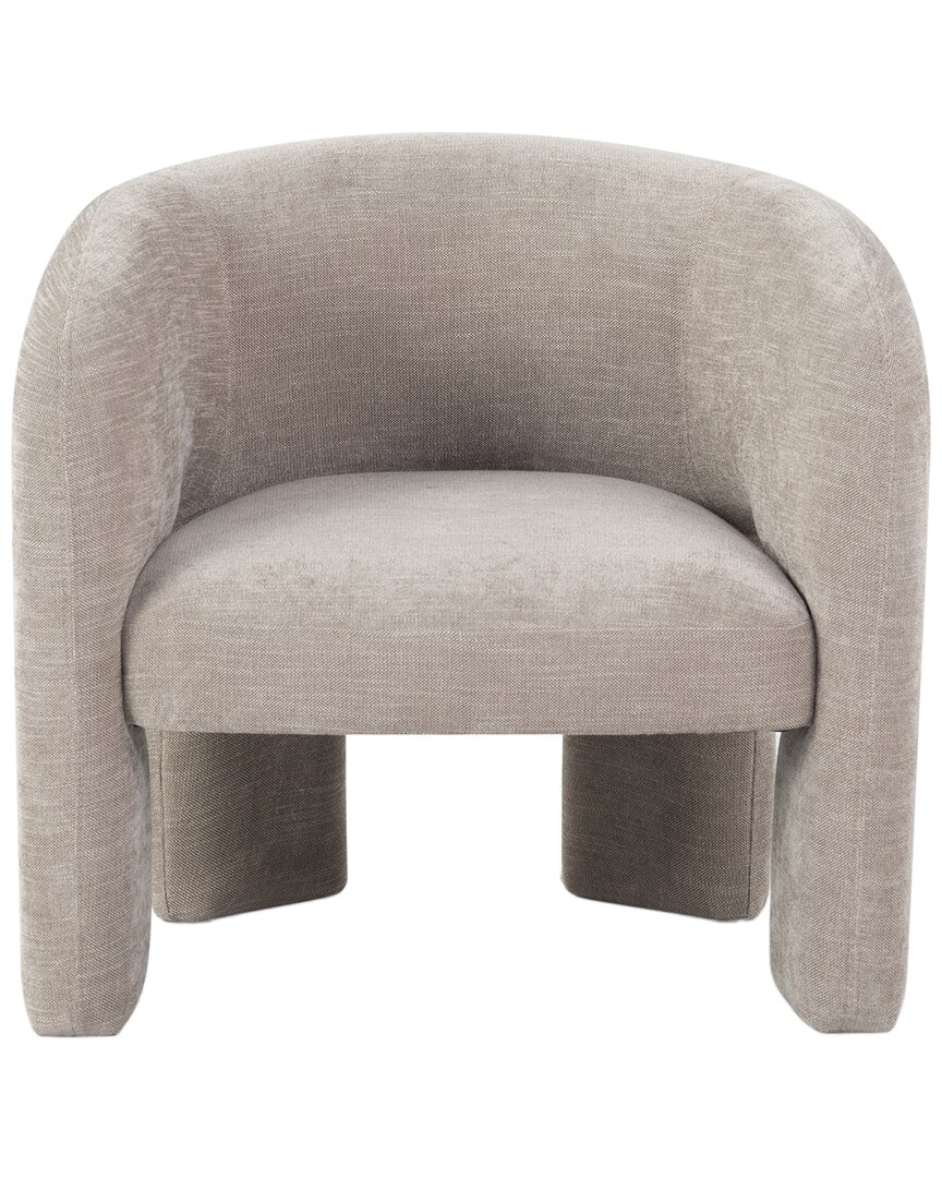 Safavieh Couture Tamlyn Performance Fabric Accent Chair In Brown