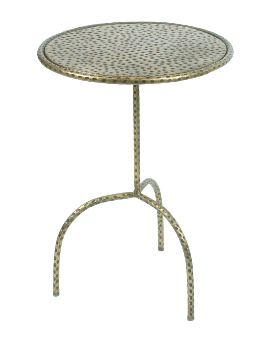 Go Home Hammered Round Side Table