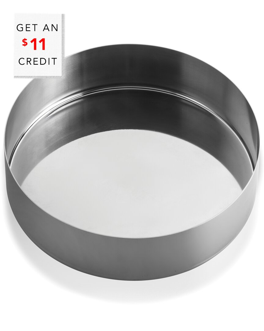 Mepra Stile Large Round Bowl With $11 Credit In Silver