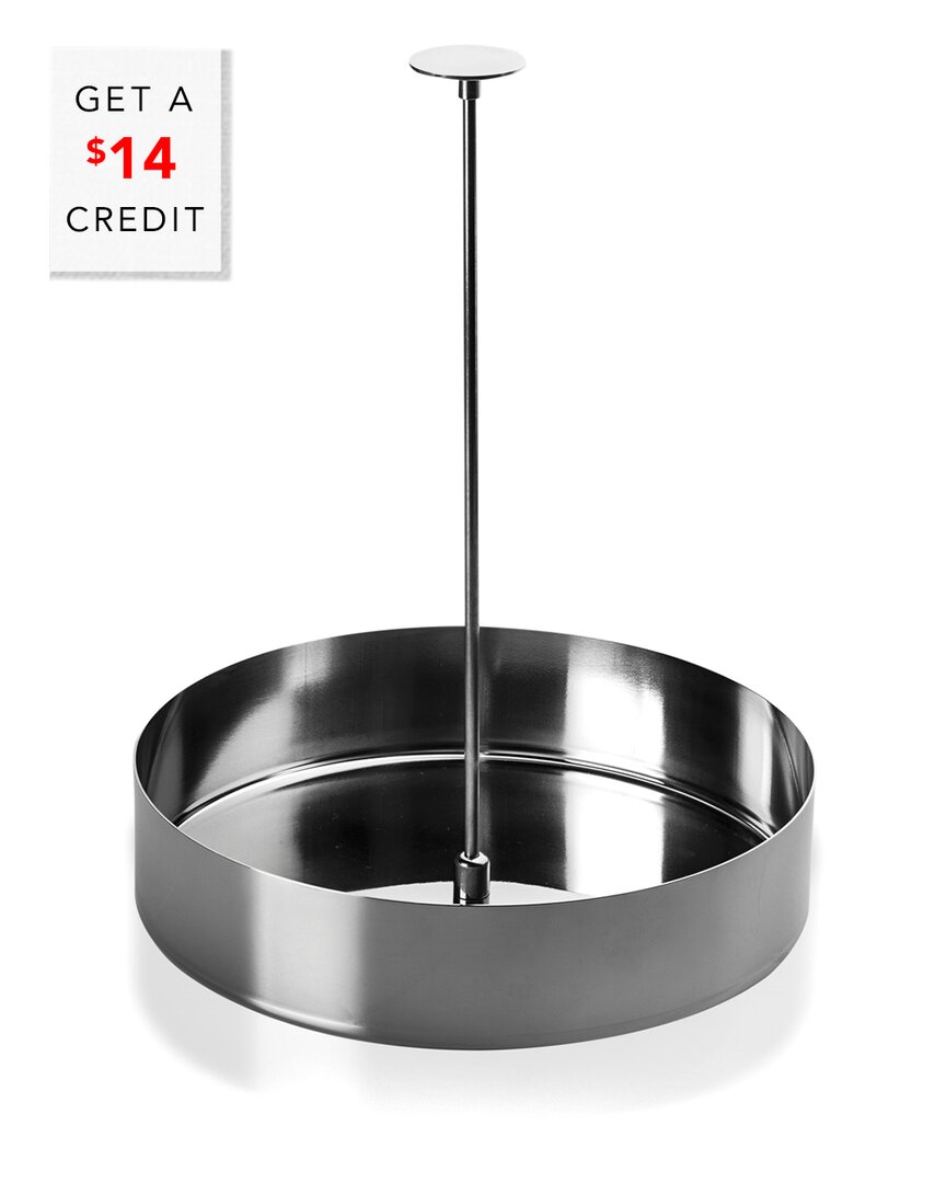 Mepra Stile Round Condiment Basket With $14 Credit In Silver