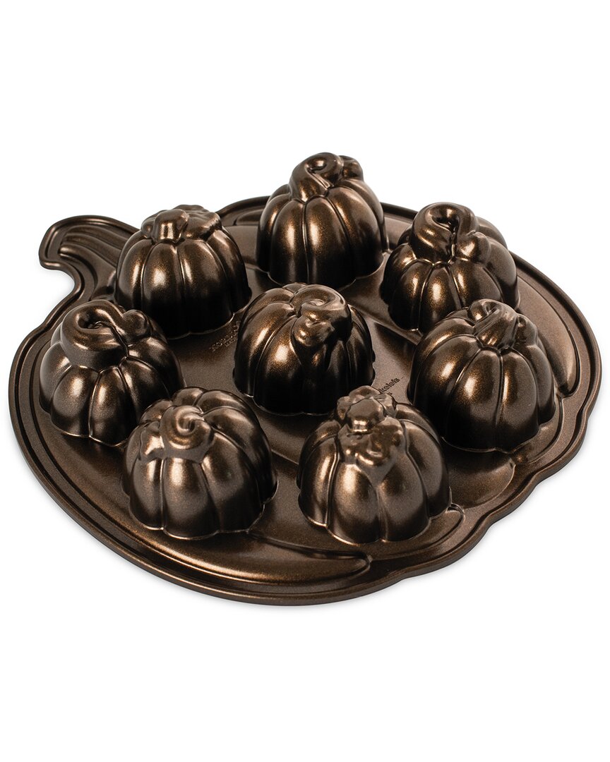 Nordic Ware Lil' Pumpkins Cakelet Pan In Gold