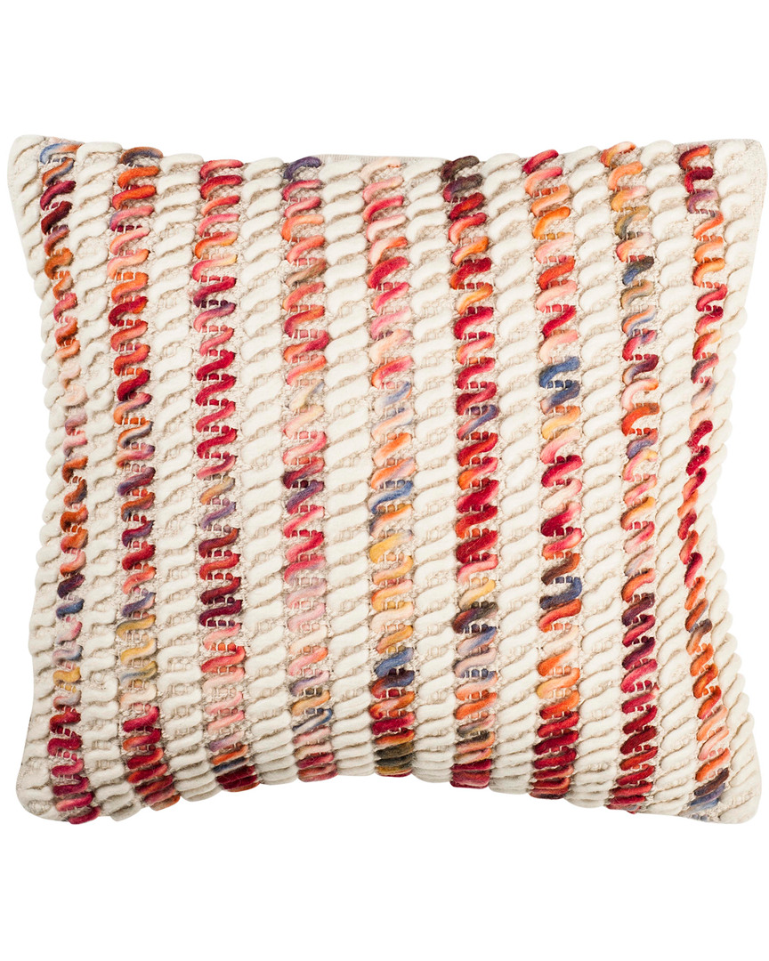 Safavieh Candy Cane Looped Pillow