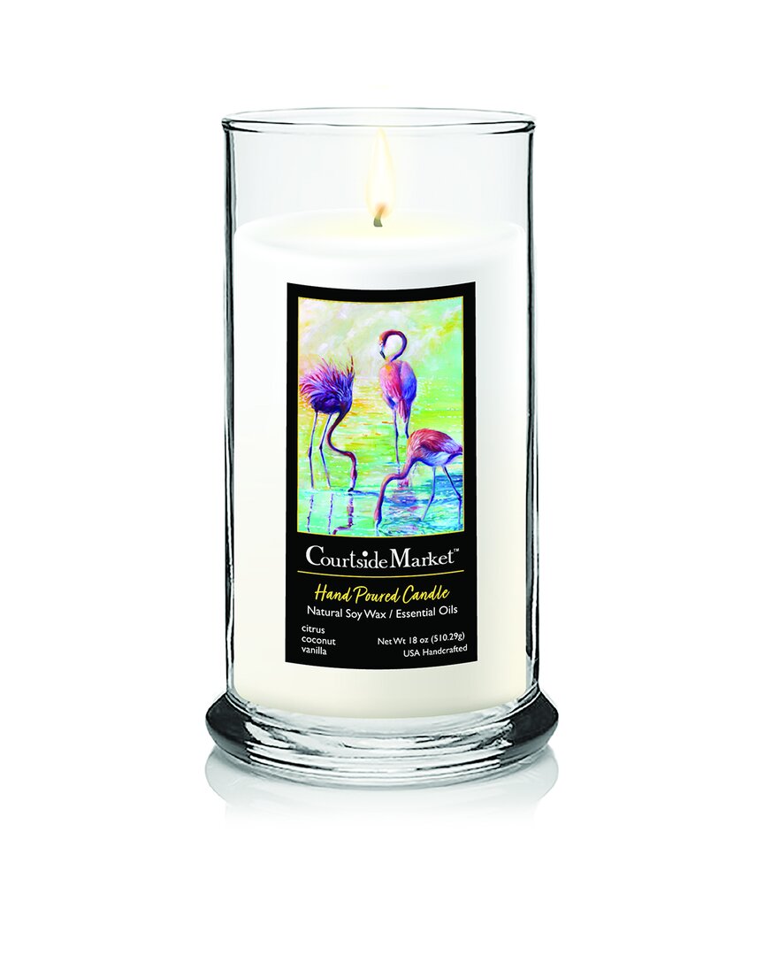 Courtside Market Wall Decor Courtside Market Tropical Paradise Soy Wax Candle