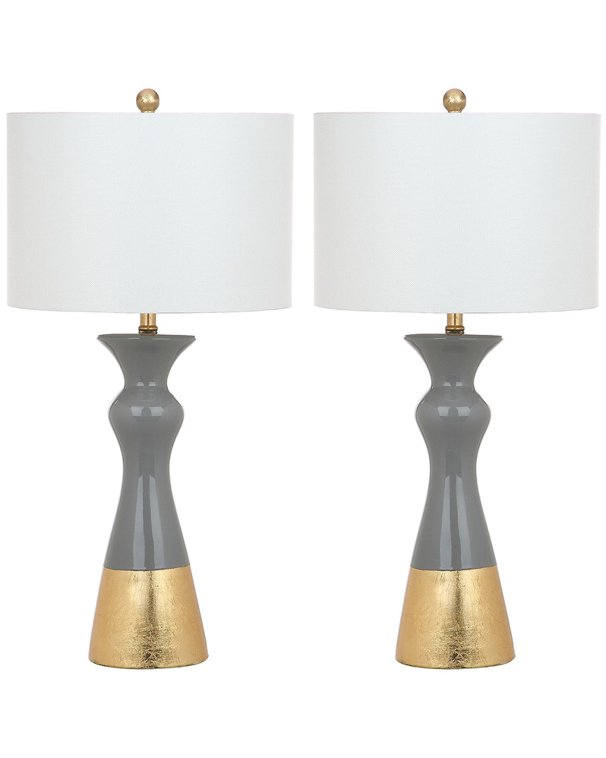 Safavieh Set Of 2 Iris 30.5in Table Lamps