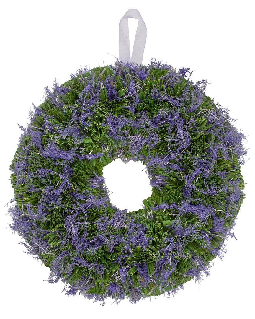 NORTHLIGHT NORTHLIGHT 14IN REINDEER MOSS & TWIG ARTIFICIAL SPRING WREATH