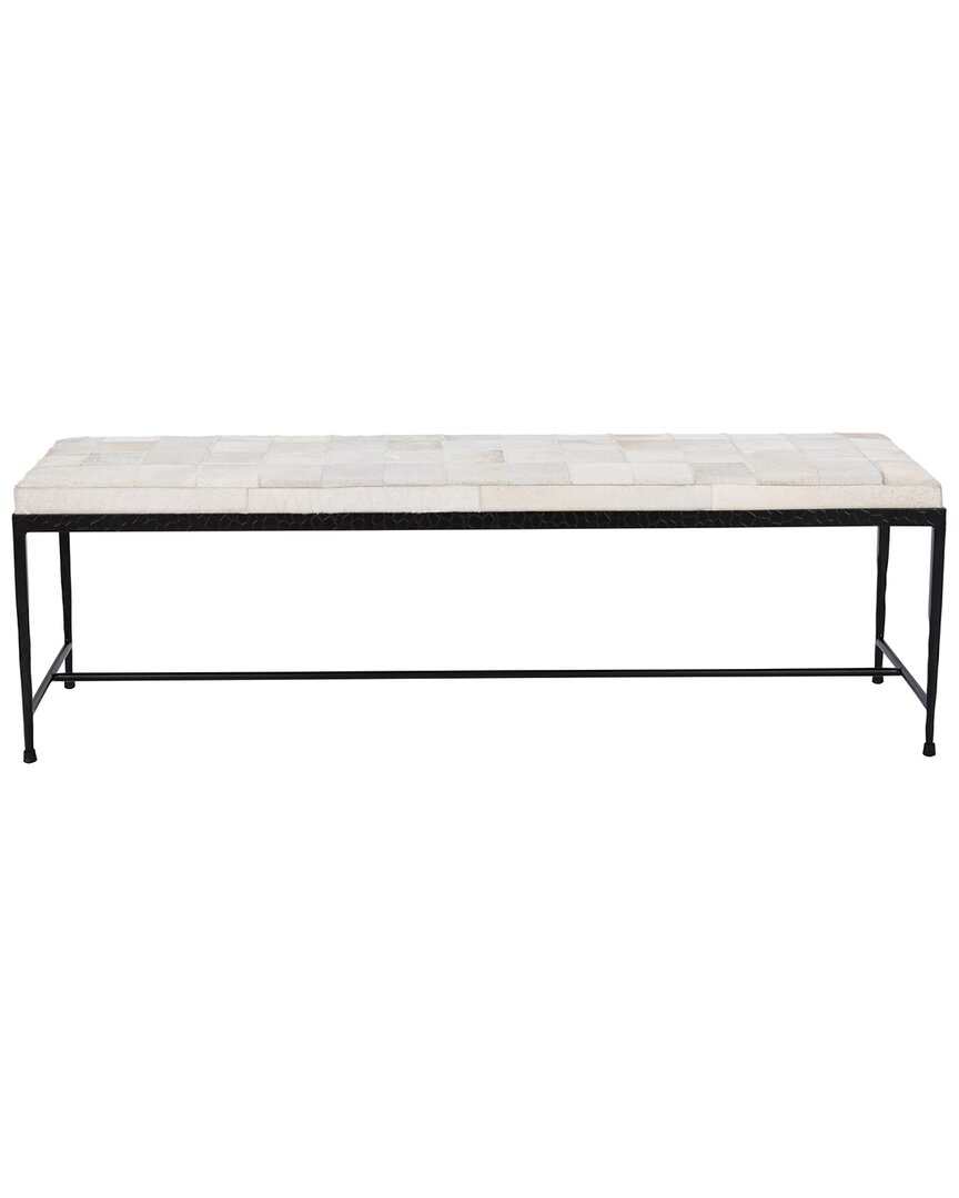 Classic Home Achen Hair-on-hide Bench