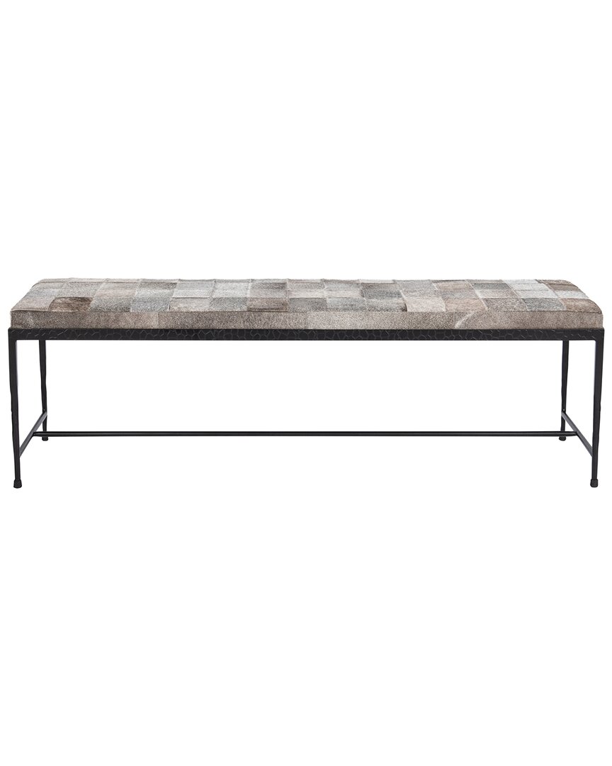 Classic Home Achen Hair-on-hide Bench