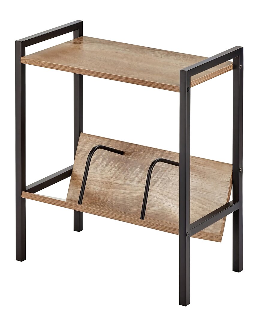M DESIGN M DESIGN SIDE TABLE WITH BOOKSHELF 