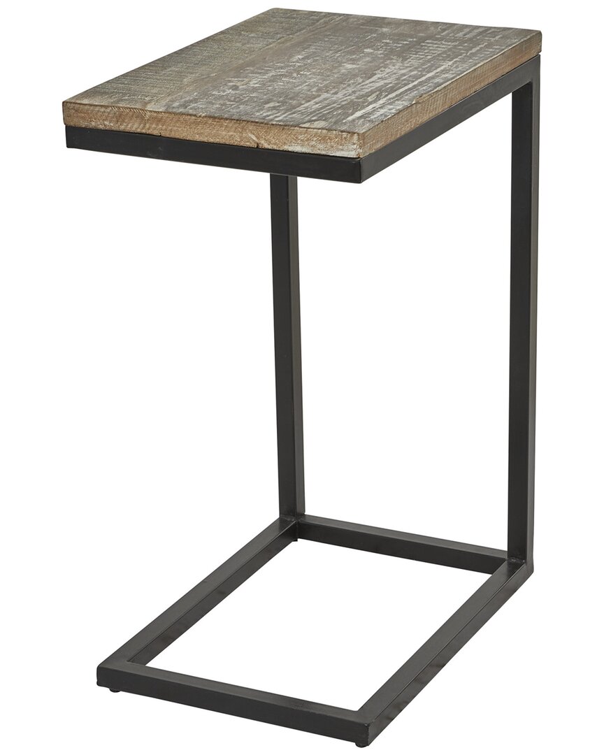 Peyton Lane Rustic Rectangle Accent Table In Brown