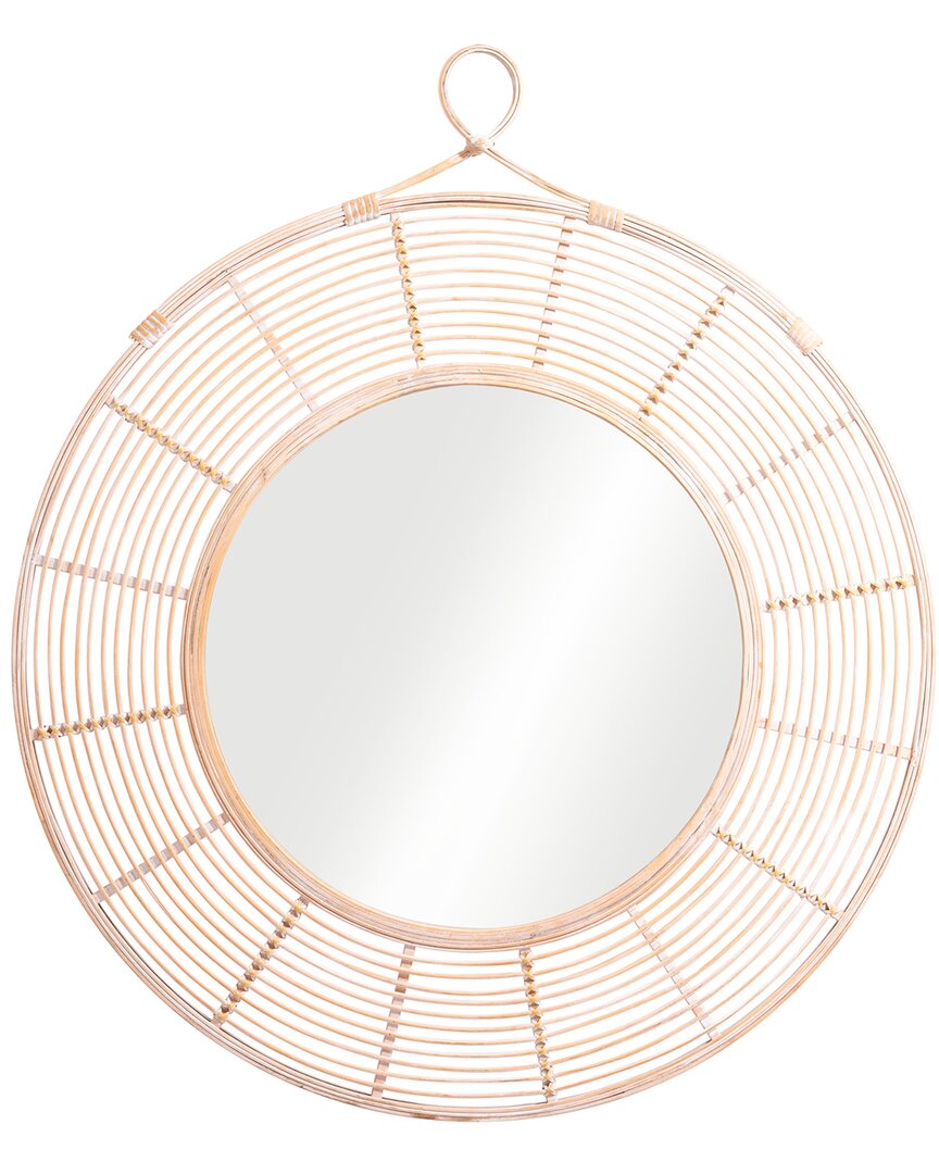 Zuo Modern Lobo Mirror Natural In Gold