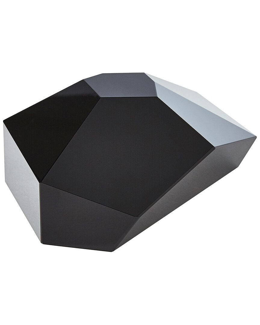 Global Views Crystal Paper Weight In Black