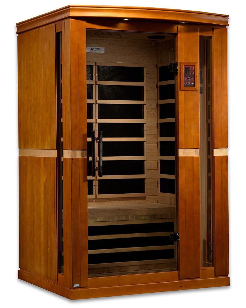 Dynamic Saunas Vittoria 2-person Low Emf (under 8mg) Far Infrared Sauna  Natural In Brown