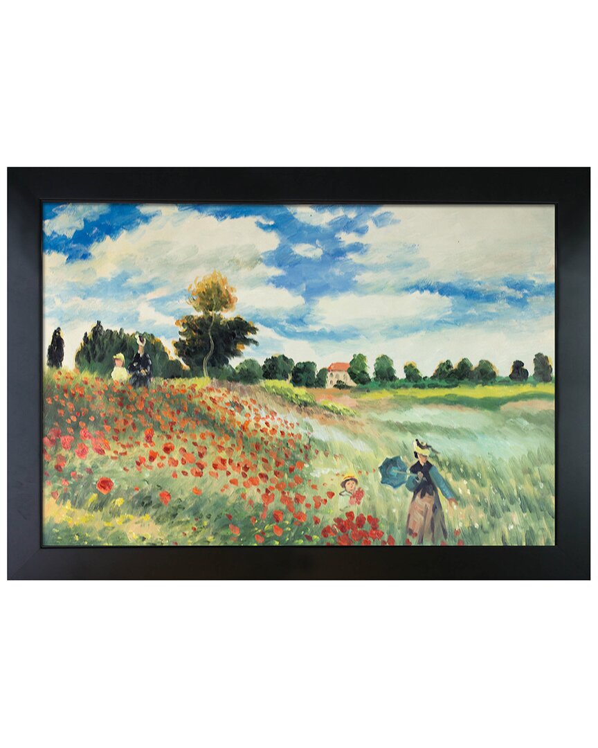 La Pastiche By Overstockart Poppy Field In Argenteuil By Claude Monet