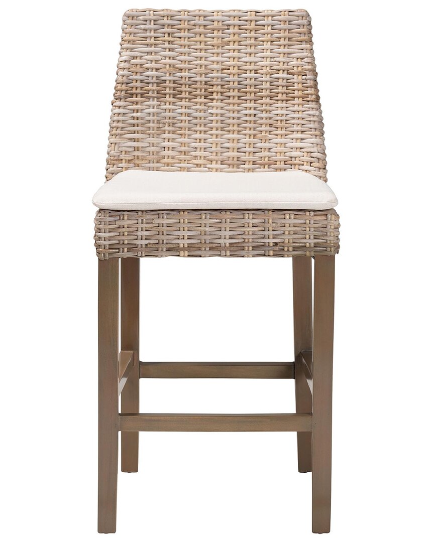 Baxton Studio Toby Modern Bohemian Grey Kubu Ratta