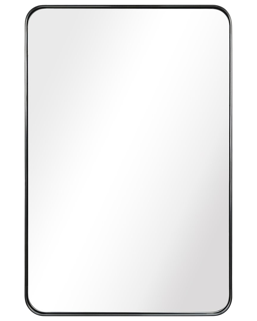 Empire Art Direct Ultra Brushed Black Stainless Steel Rectangle Wall Mirror