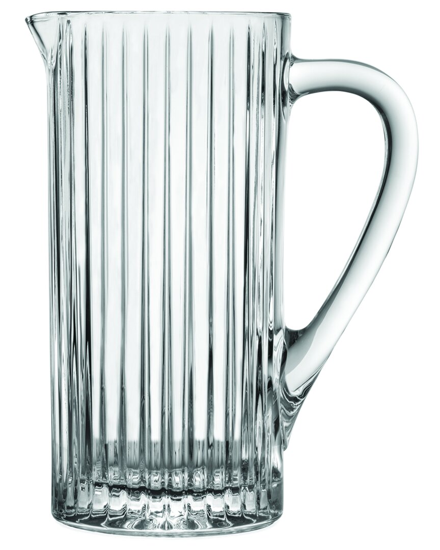 Barski Glass Pitcher Jug With Handle In Clear