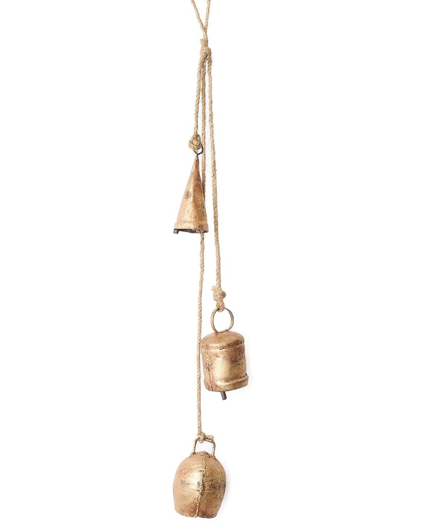 Matr Boomie Trio Rustic Bells Cascade Hanging Wind Chime