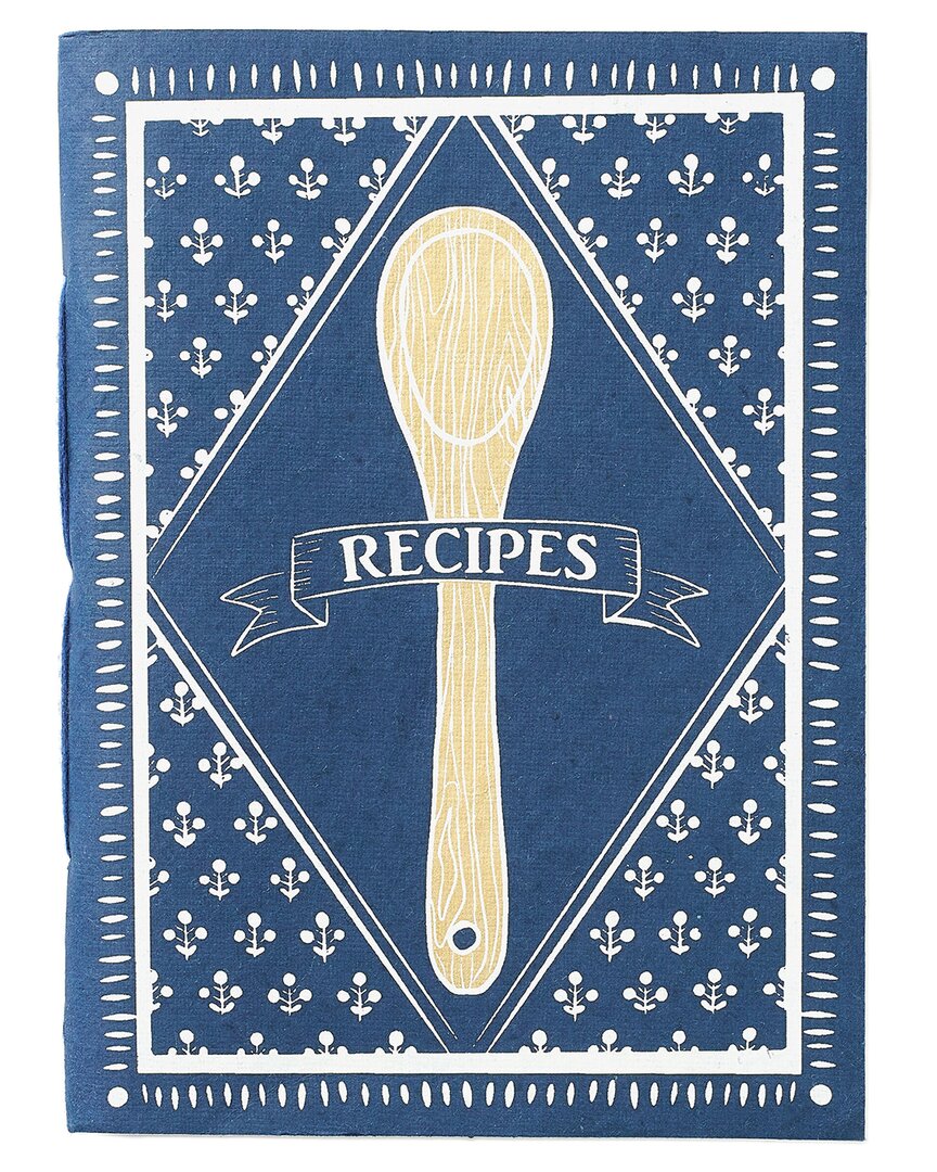 Matr Boomie Khaana Navy 5x7 Recipe Journal