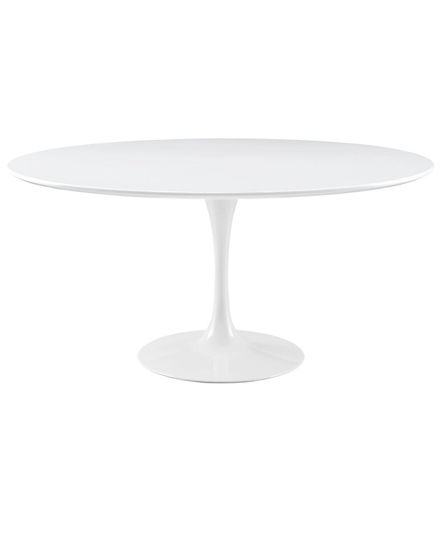 MODWAY MODWAY LIPPA 60IN ROUND WOOD TOP DINING TABLE 