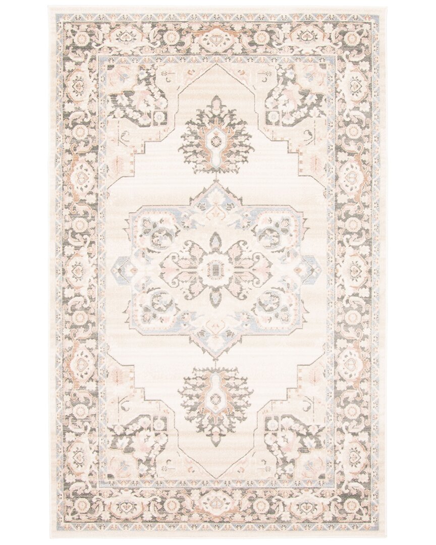Ecarpet Myra Traditional Area Rug In Neutral