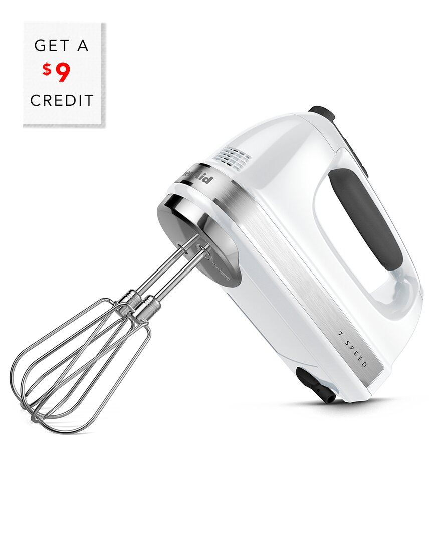 Kitchenaid 7-speed Hand Mixer With Turbo Beaters Ii$9 Credit With $9 Credit