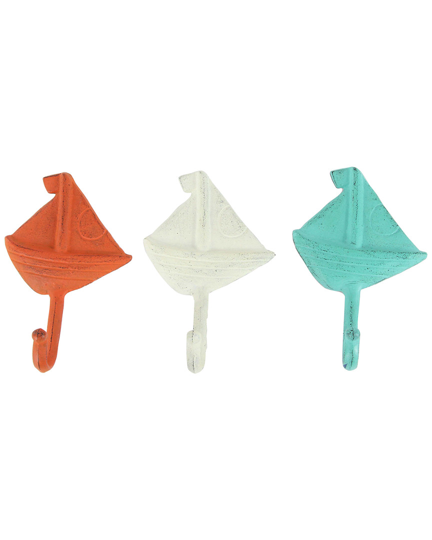 Peyton Lane Set Of 3 Sailboat Hooks