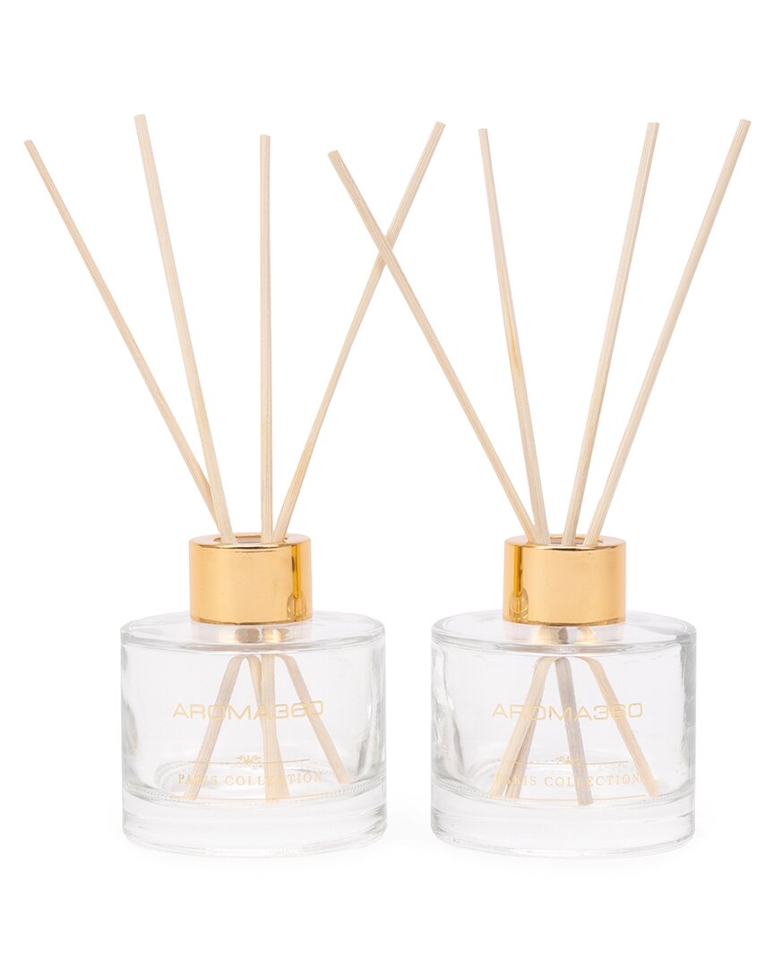 Aroma360 Paris Collection Reed Diffuser Duo (escapade) In Neutral