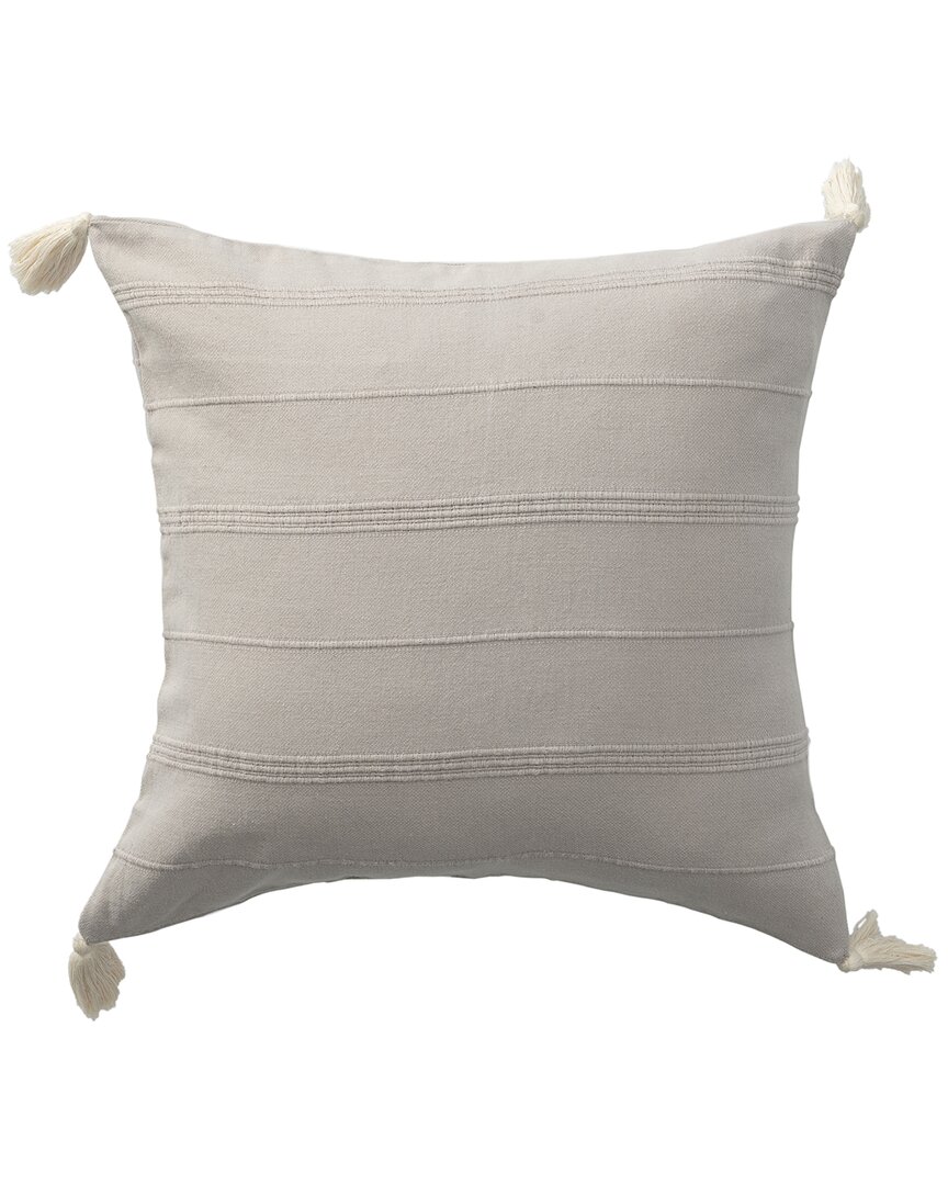 Lr Home Silvia Striped Throw Pillow In Beige