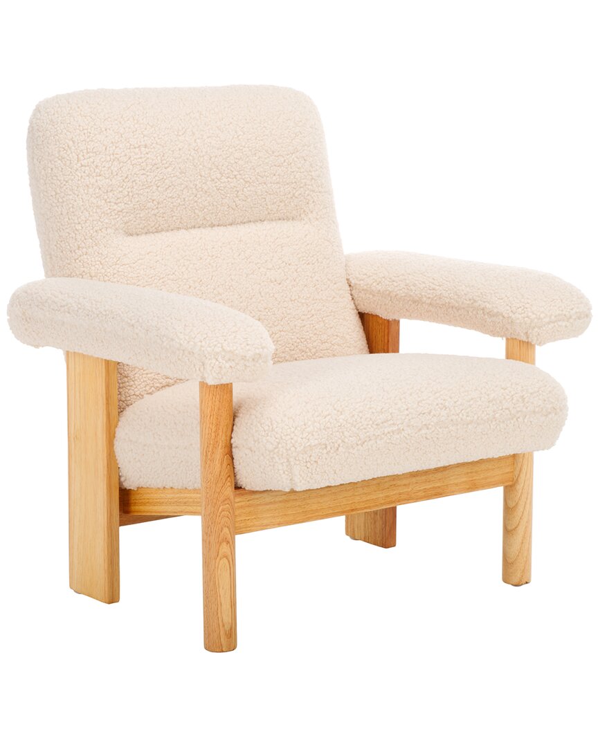 Shop Safavieh Attwell Accent Chair In White