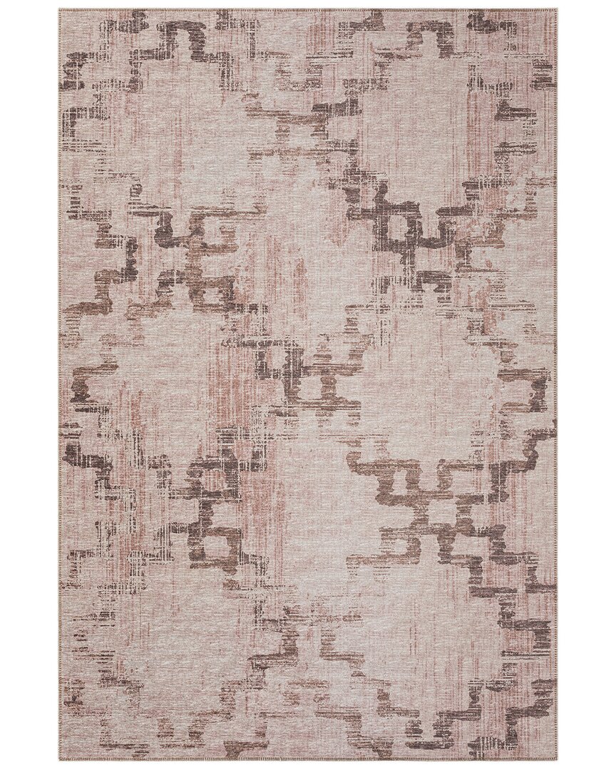 Addison Rugs Yuma Indoor/outdoor Washable Rug In Pink