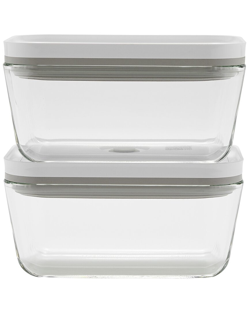 Zwilling J.a. Henckels Zwilling Ja Henckels Fresh & Save 2pc Medium Glass Vacuum Sealer Food Storage Container With Airtigh