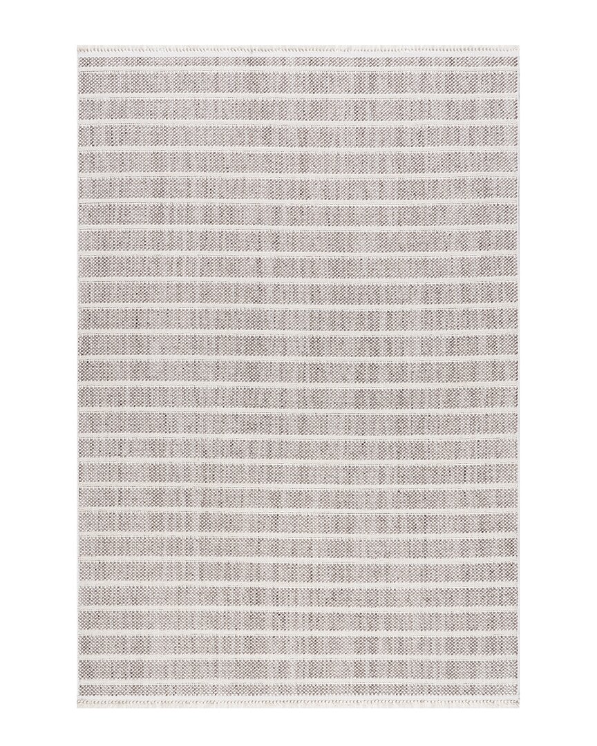 Nuloom Lucretia Striped Tassels Polyester Rug