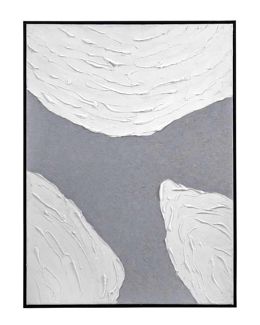 Bassett Mirror Osceola Framed Canvas In Gray